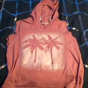 Sleeveless pink shirt